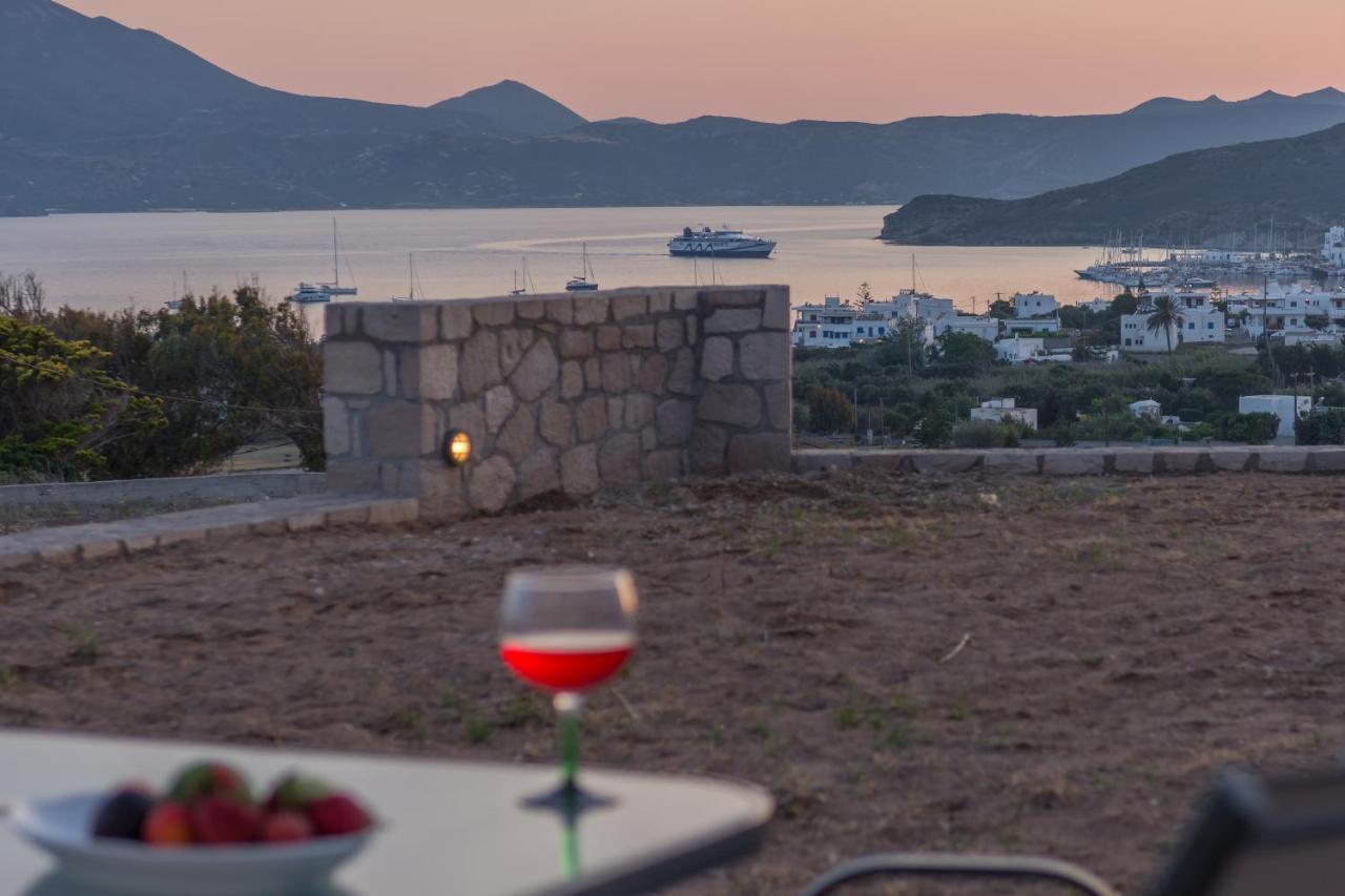 Sea, Sunset & Garden View Parasporos Houses, Milos Adamantas Eksteriør billede