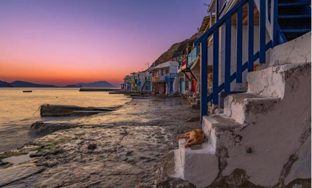 Sea, Sunset & Garden View Parasporos Houses, Milos Adamantas Eksteriør billede
